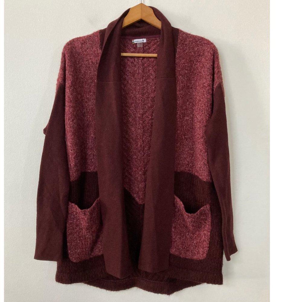 Smartwool Moon Ridge Sweater Wrap Cardigan in FIg